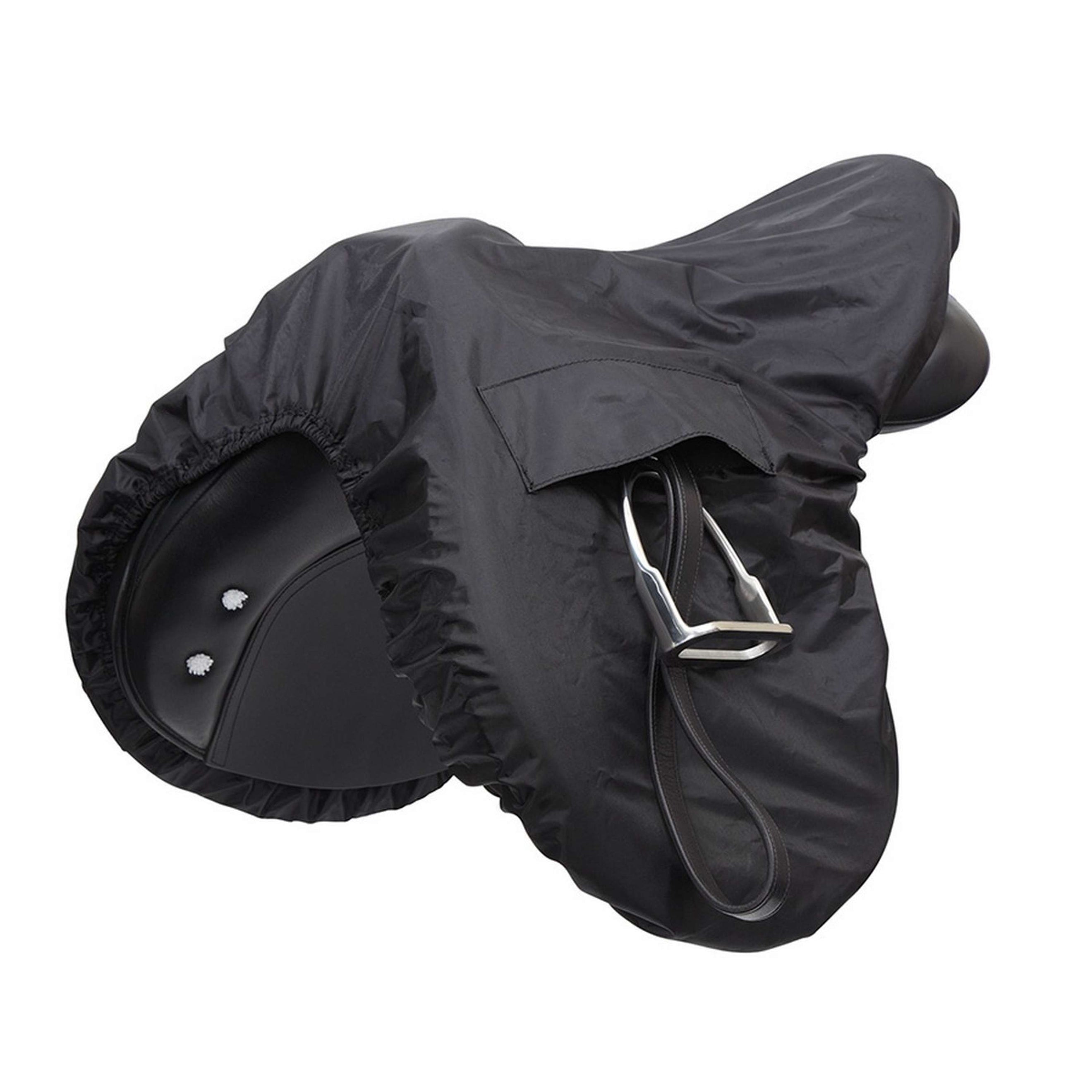 Shires Housse de Selle Ride-On Polyvalence Waterproof Noir