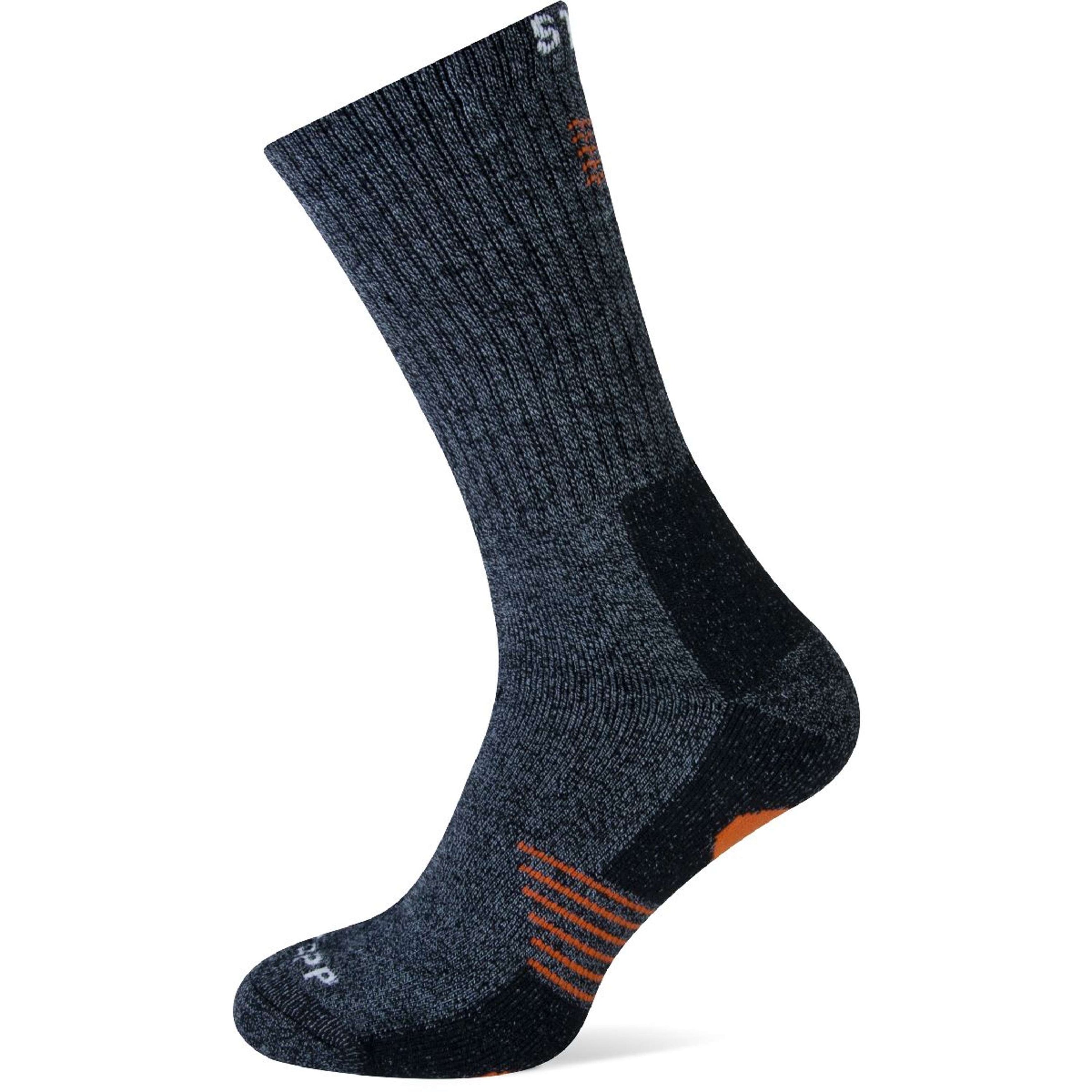 Stapp Techno Chaussettes Bamboo Gris/Orange Stapp Techno Chaussettes Bamboo Gris/Orange