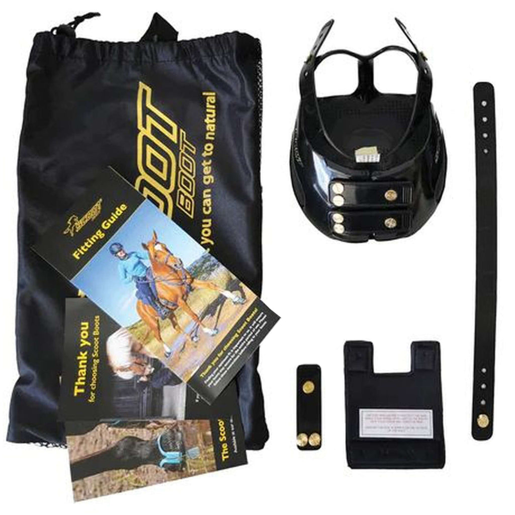 Scoot Boot Hipposandale Slim Single Poney Noir