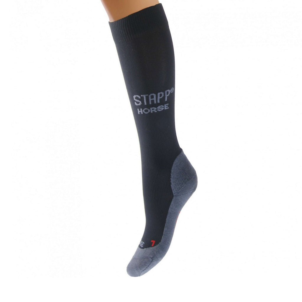 Stapp Horse Chaussettes d'Équitation Uni Deocell Marine
