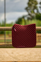 Velder Horsewear Essentials Tapis de Selle Dressage Classic Bordeaux