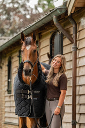 Velder Horsewear Premium Couverture de Concours Satin Glow Black Night