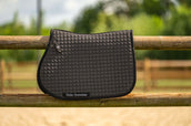 Velder Horsewear Premium Tapis de Selle Bamboo de Saut Noir