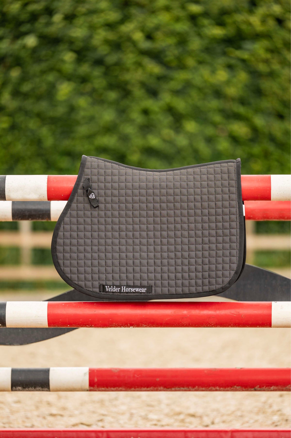 Velder Horsewear Premium Tapis de Selle Bamboo de Saut Noir