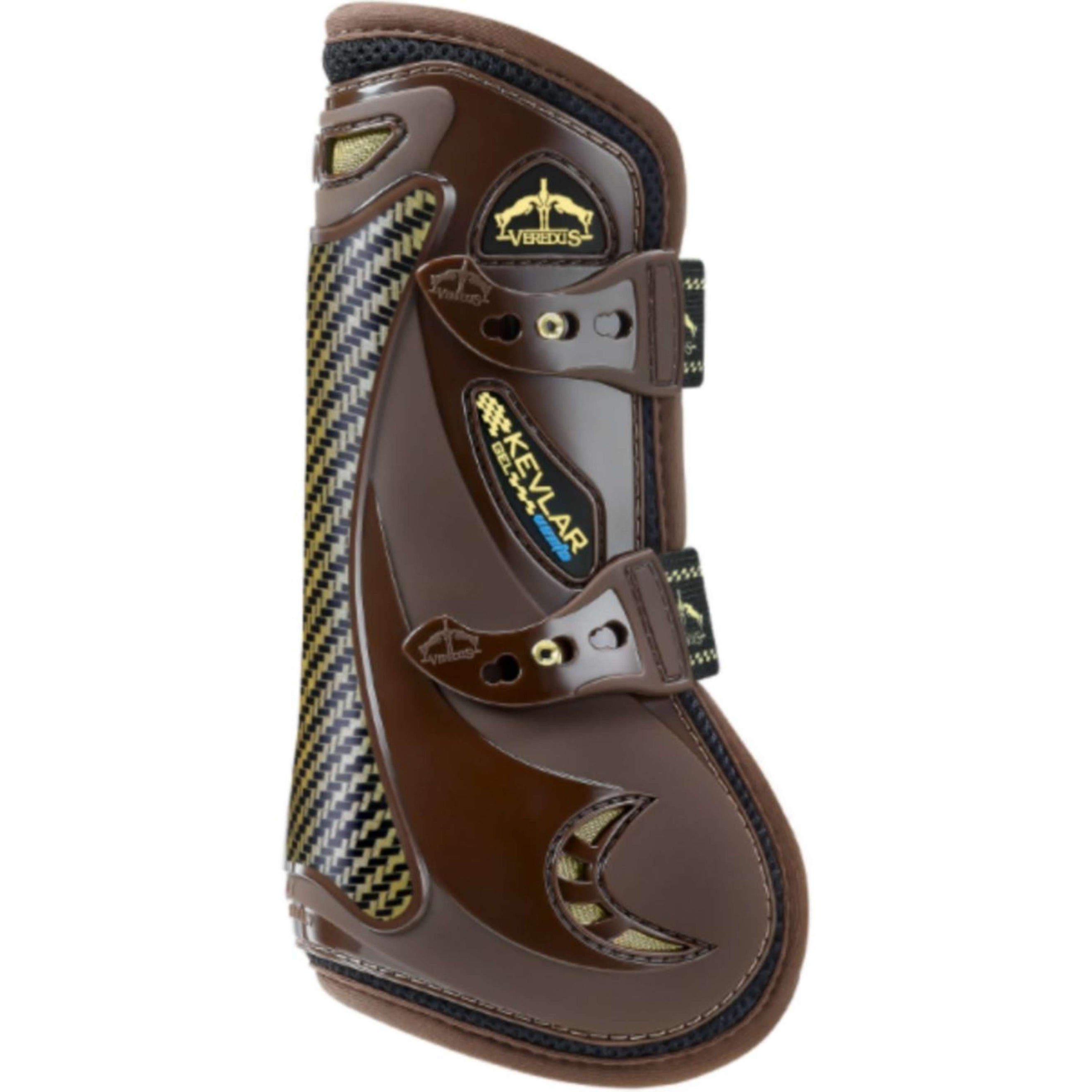Veredus Protèges-Tendons Kevlar Gel Vento Front Marron Veredus Protèges-Tendons Kevlar Gel Vento Front Marron