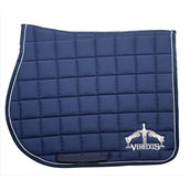 Veredus Tapis de Selle Microfiber de Saut Bleu