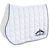 Veredus Tapis de Selle Microfiber de Saut Blanc