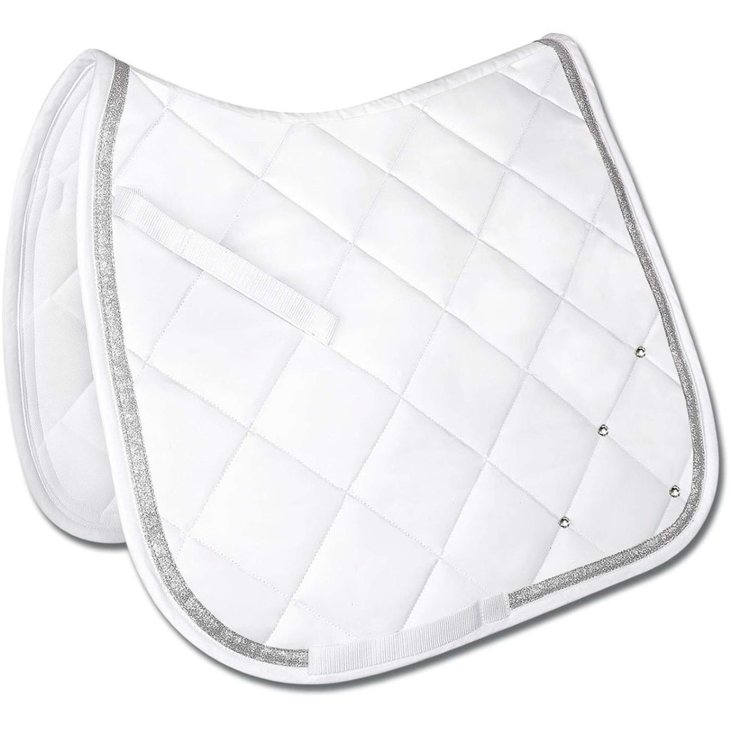 Waldhausen Tapis de Selle Competition Polyvalent Blanc/Argent