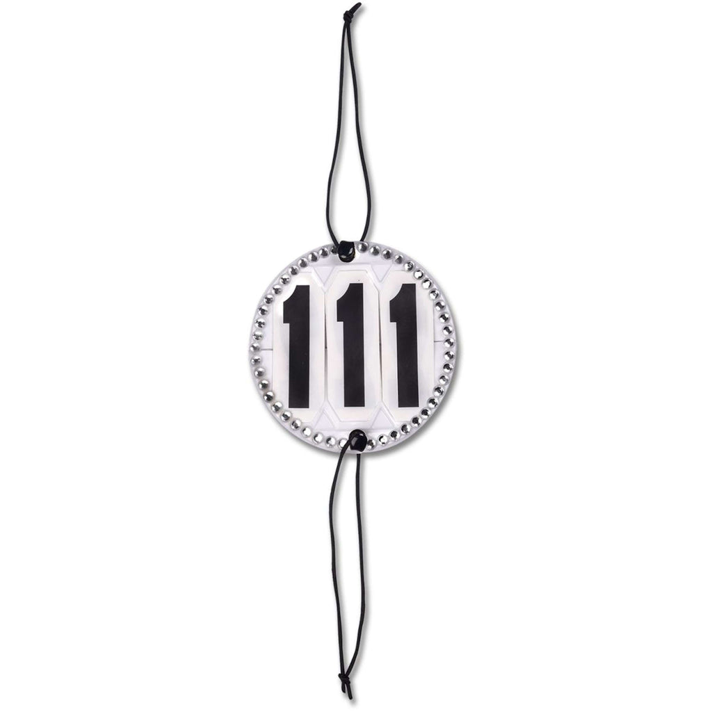 Waldhausen Numéros de départ Crystal Rond Blanc