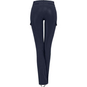 ELT Pantalon d'Équitation Jodhpur Micro Cargo Silicone Nightblue