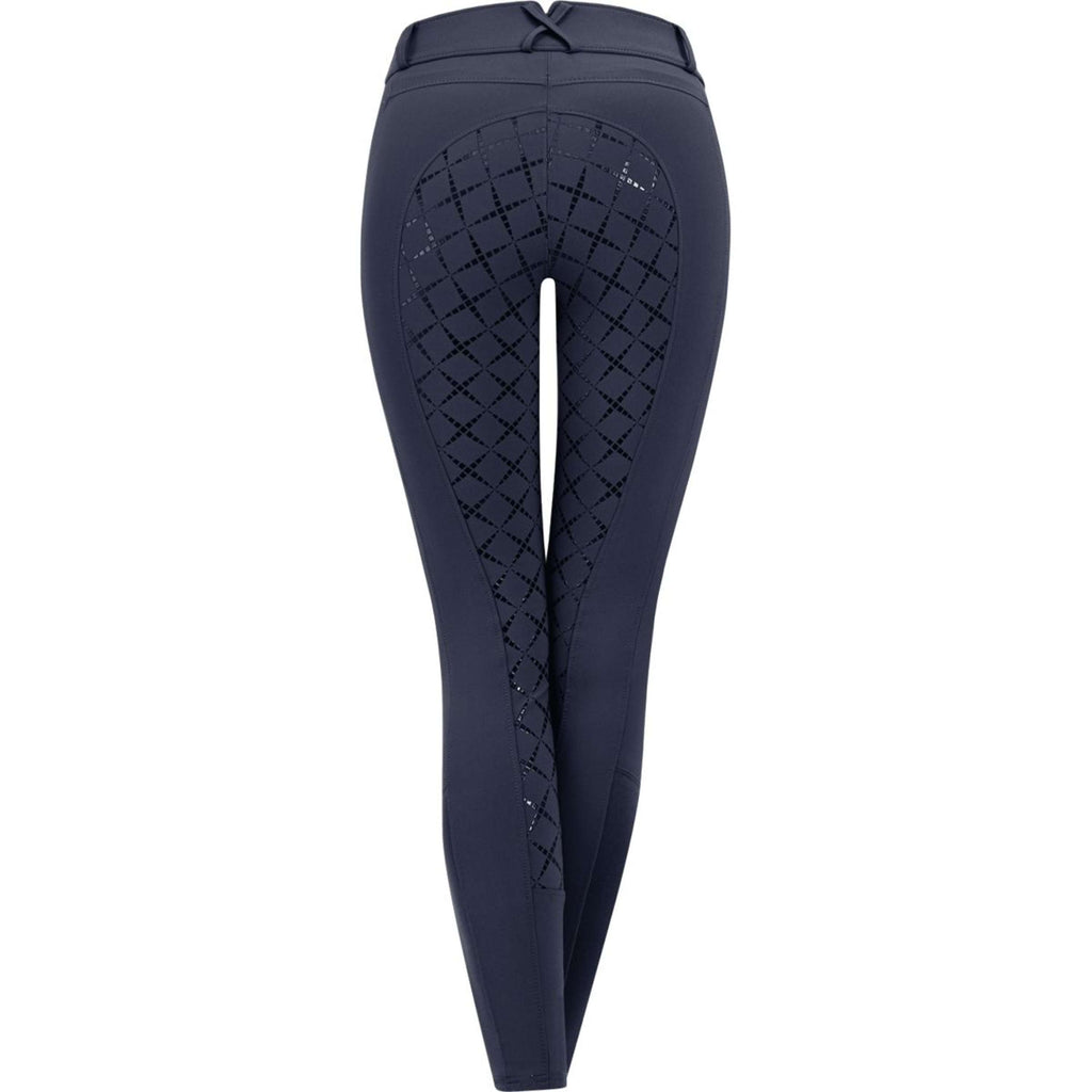ELT Pantalon d'Équitation Micro Sport High Waist Silicone Nightblue