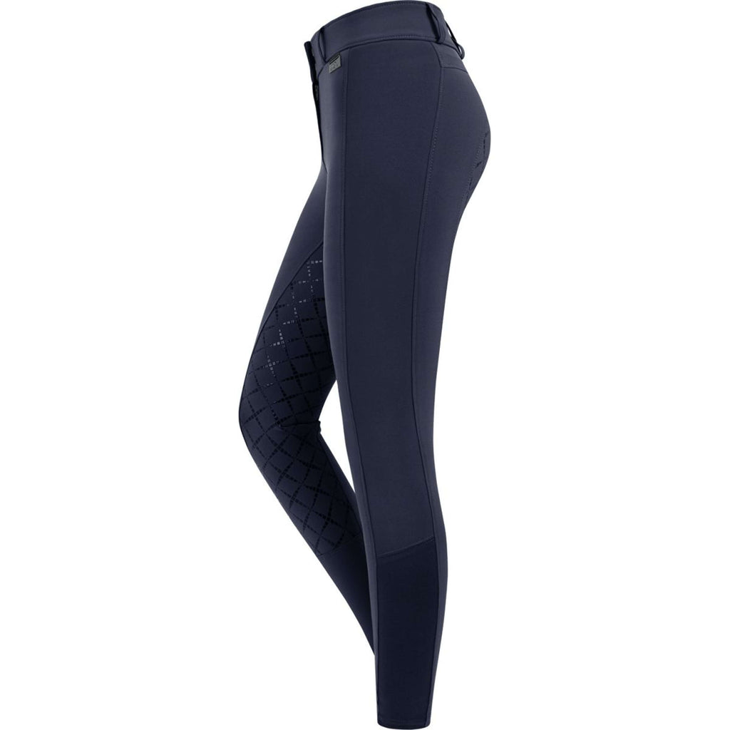ELT Pantalon d'Équitation Micro Sport High Waist Silicone Nightblue