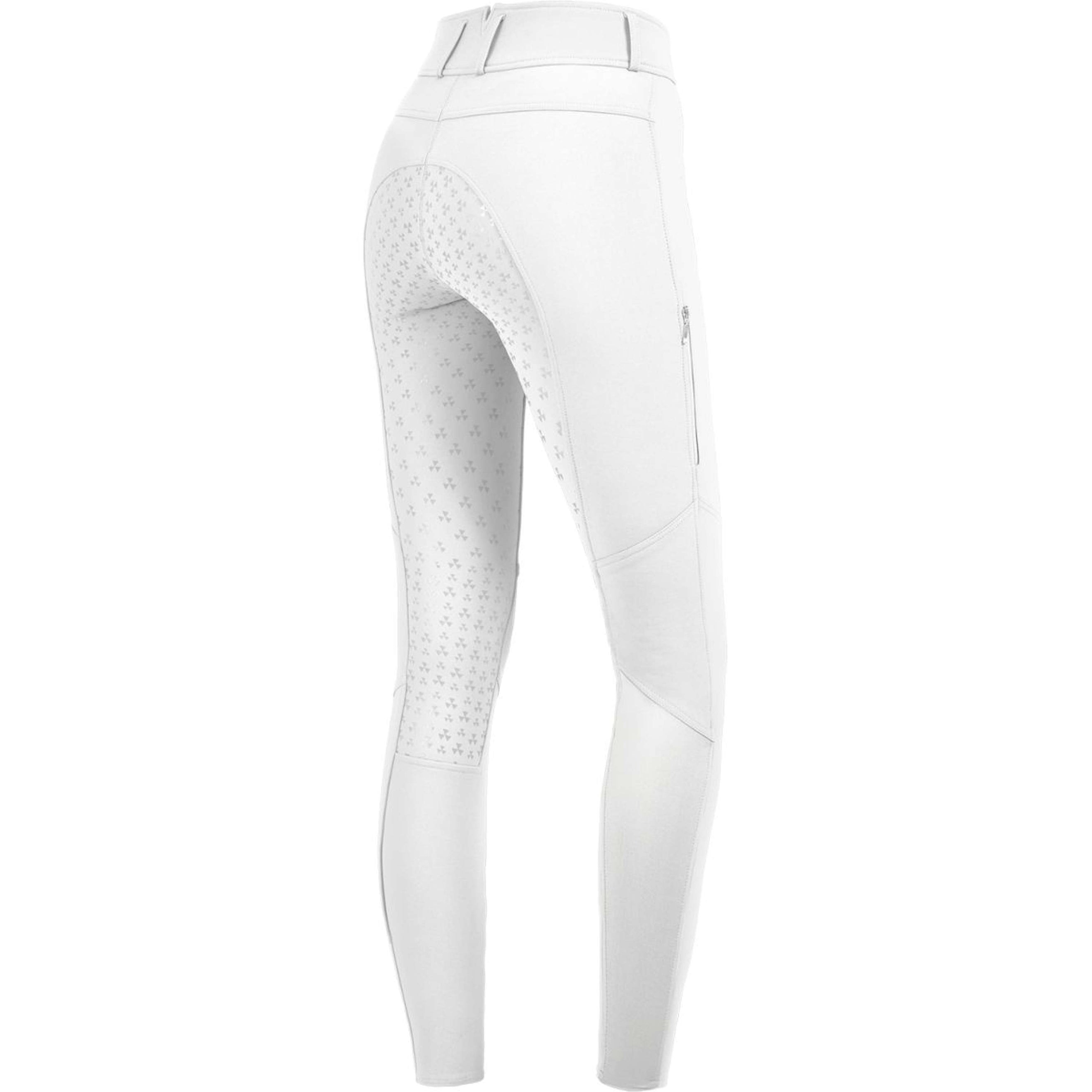 ELT Pantalon d'Équitation Hella High Waist Silicone Blanc