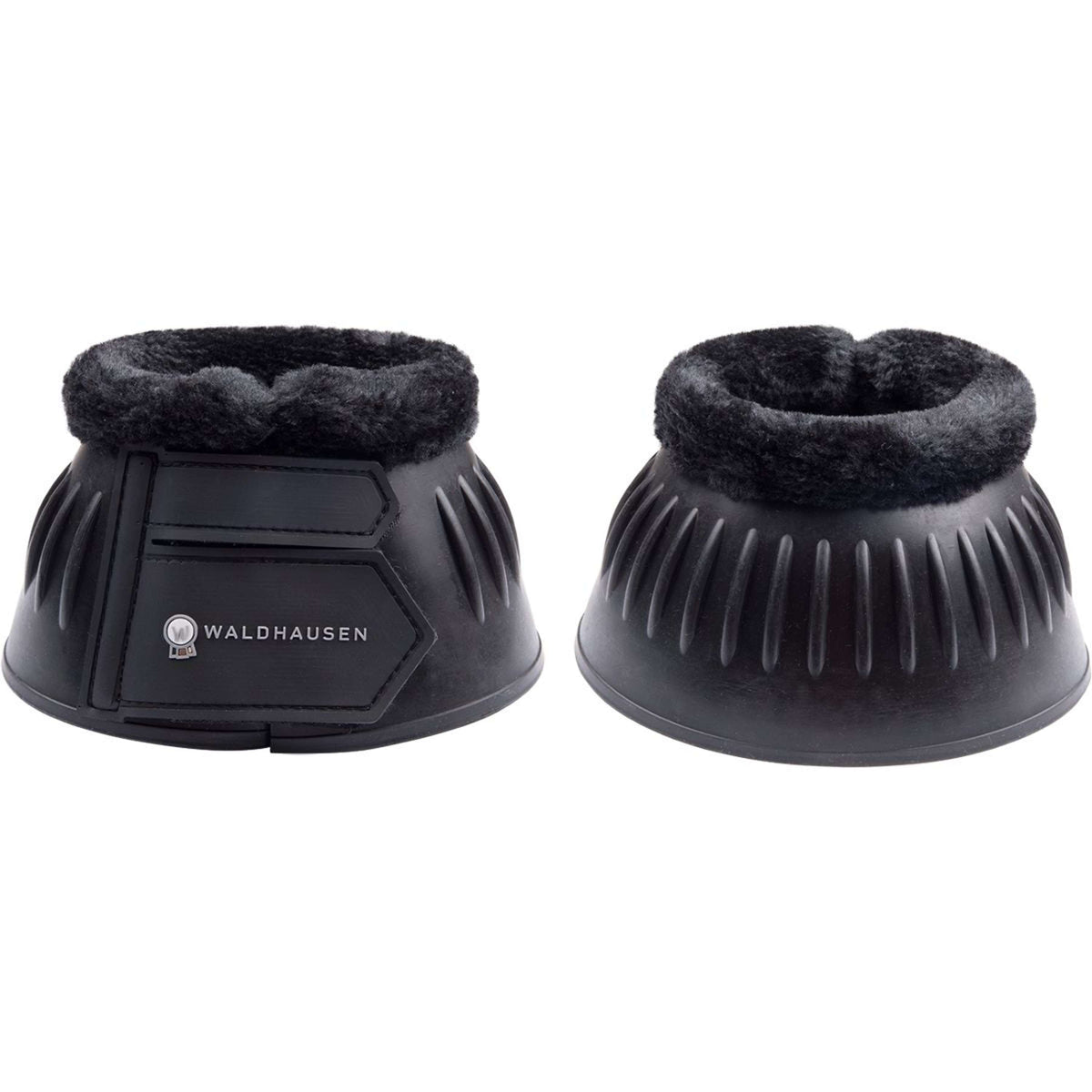 Waldhausen Cloches d'Obstacles avec Fourrure Synthétique Noir