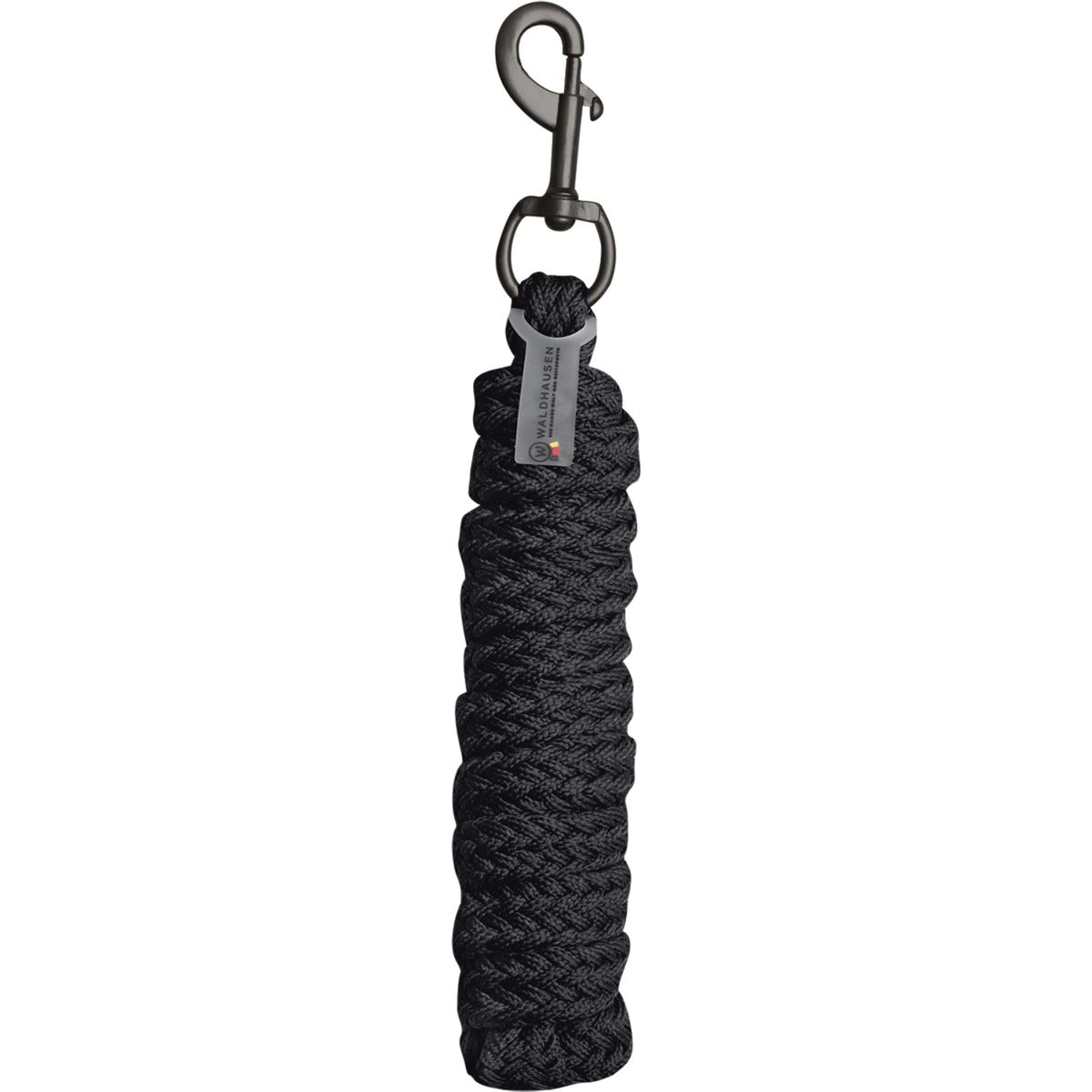 Waldhausen Corde pour Licol Gloomy avec Mousqueton Noir Waldhausen Corde pour Licol Gloomy avec Mousqueton Noir