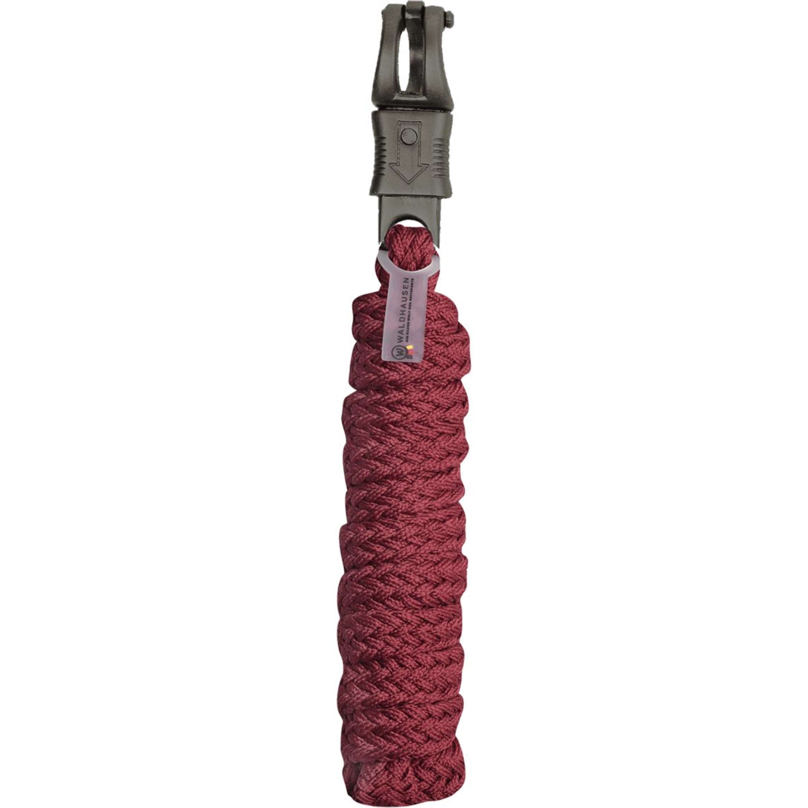 Waldhausen Corde pour Licol Gloomy avec Crochet Panique Bordeaux Waldhausen Corde pour Licol Gloomy avec Crochet Panique Bordeaux