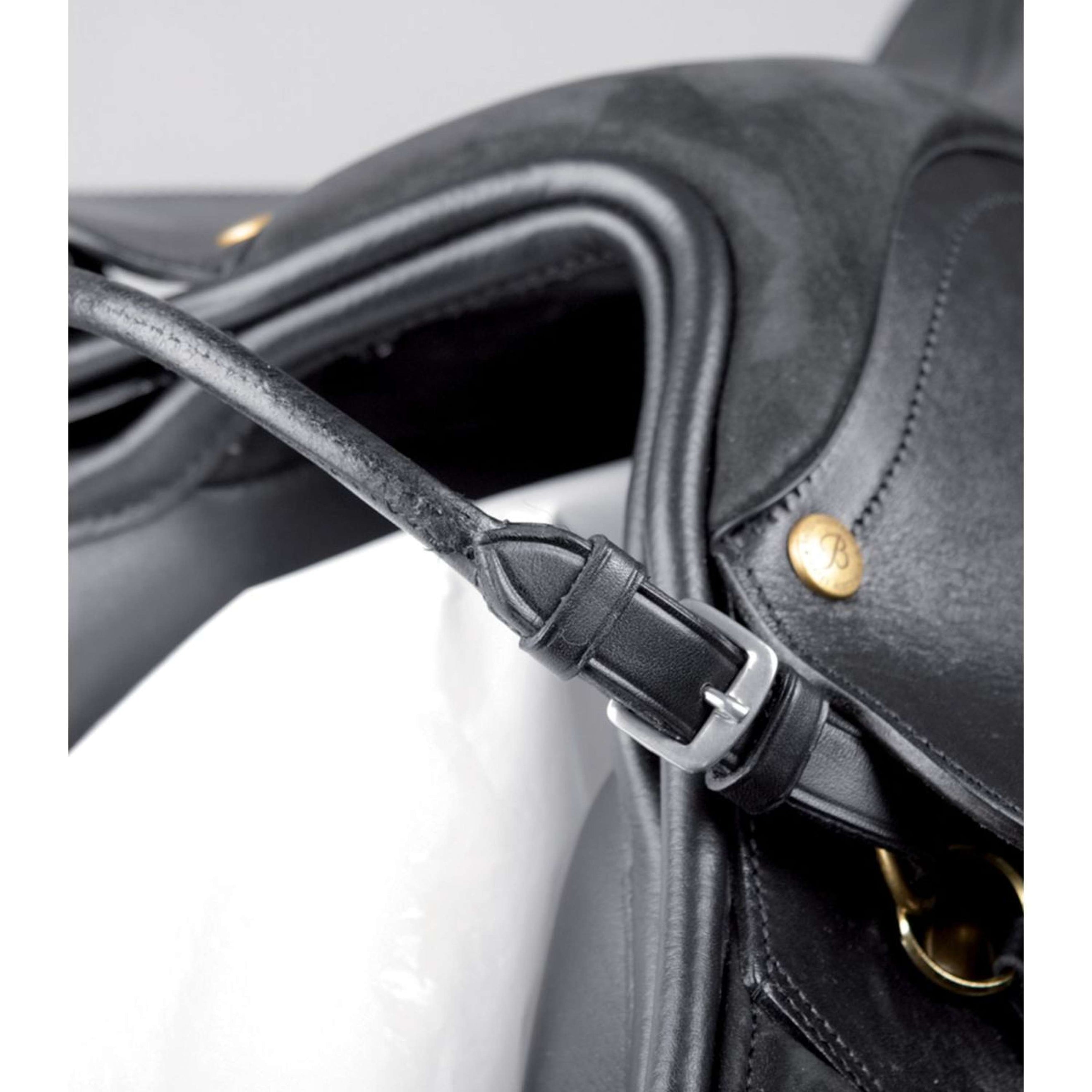 Waldhausen Lanière pour Selle Rond Noir Waldhausen Lanière pour Selle Rond Noir