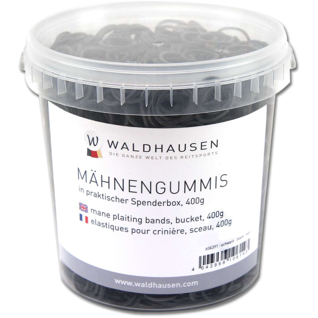 Waldhausen Petits élastiques à Crinière dans Seau Noir