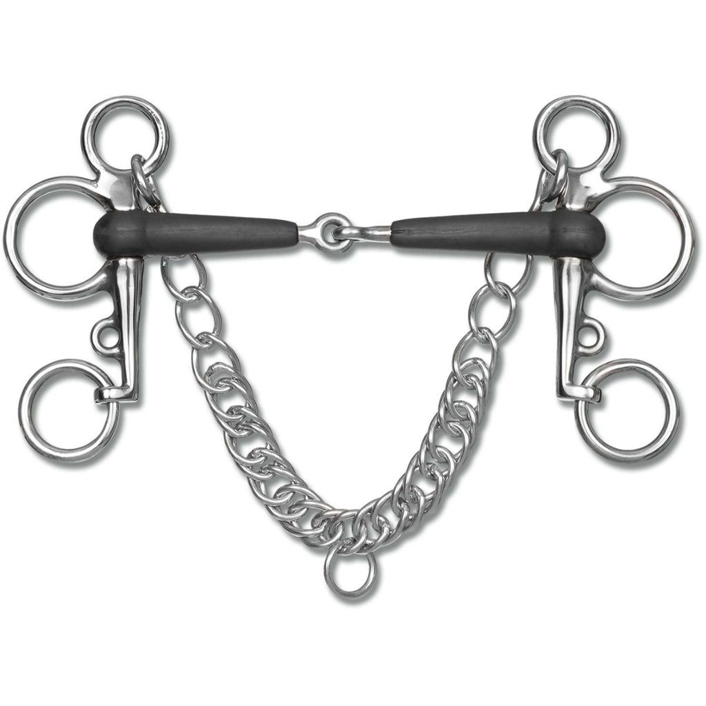 Waldhausen Filet Pelham 15mm Simple Brisé en Caoutchouc
