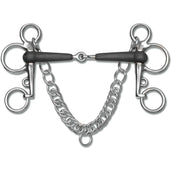 Waldhausen Filet Pelham 15mm Simple Brisé en Caoutchouc