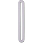 Waldhausen Fermeture de Sécurité Safe-Gum pour Mousqueton Gris Argent