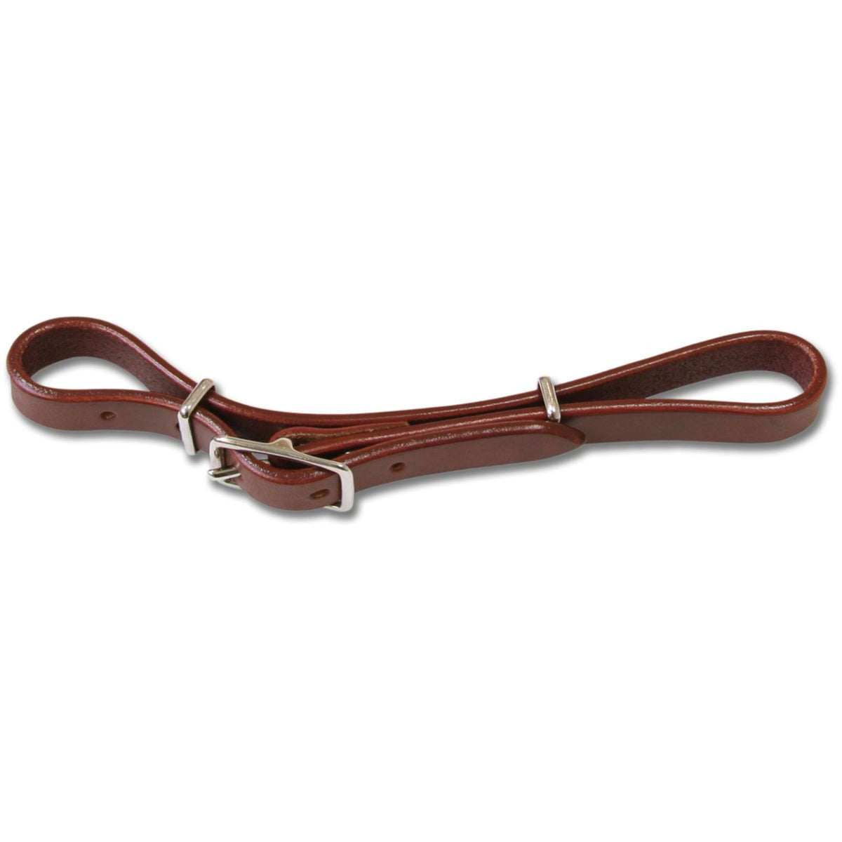 Star Lanière de Muserolle Western Cuir Marron