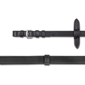 Waldhausen Rênes X-Line Cuir Extra Longue Noir