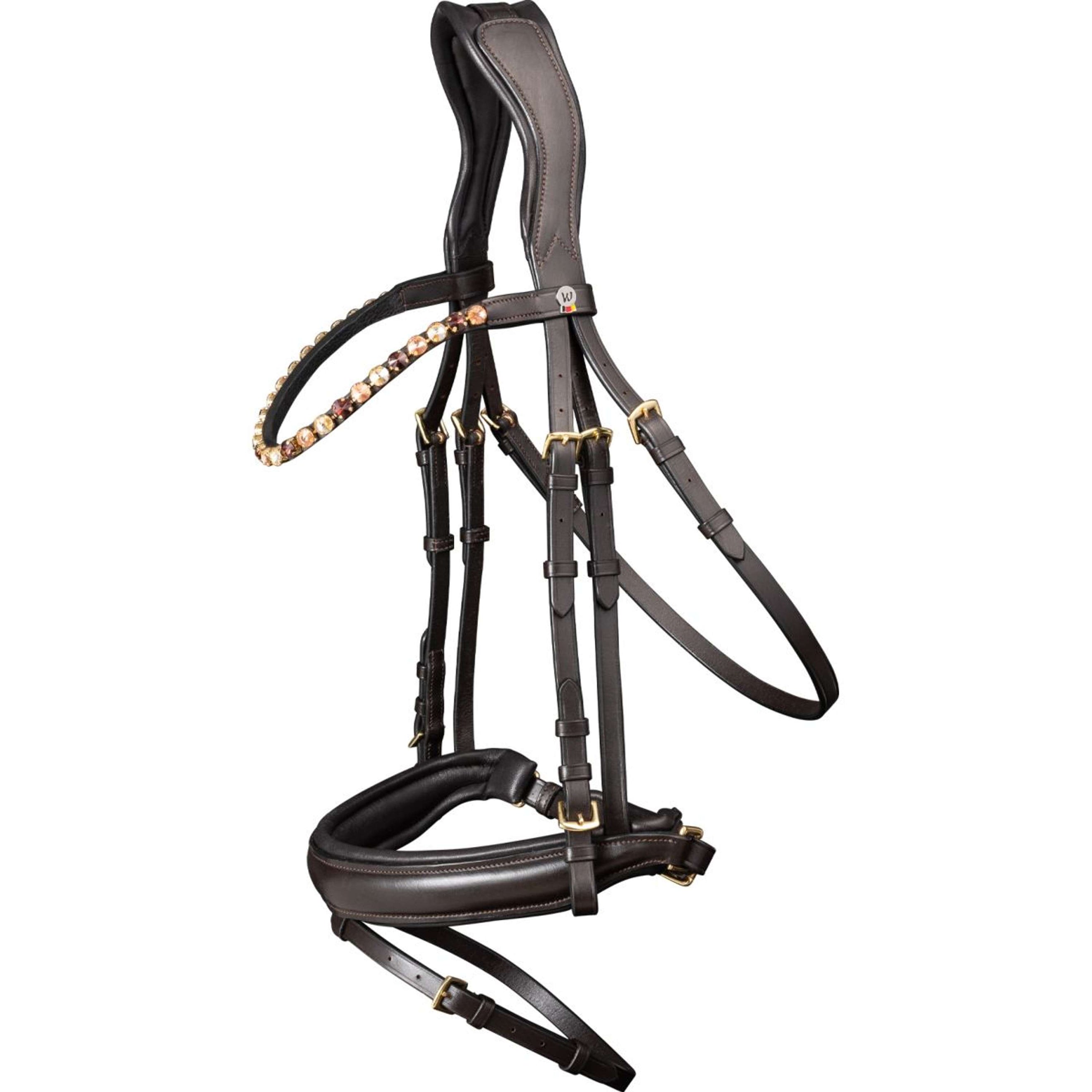Waldhausen Bridon X-Line Goldheart Suédois Combiné Marron
