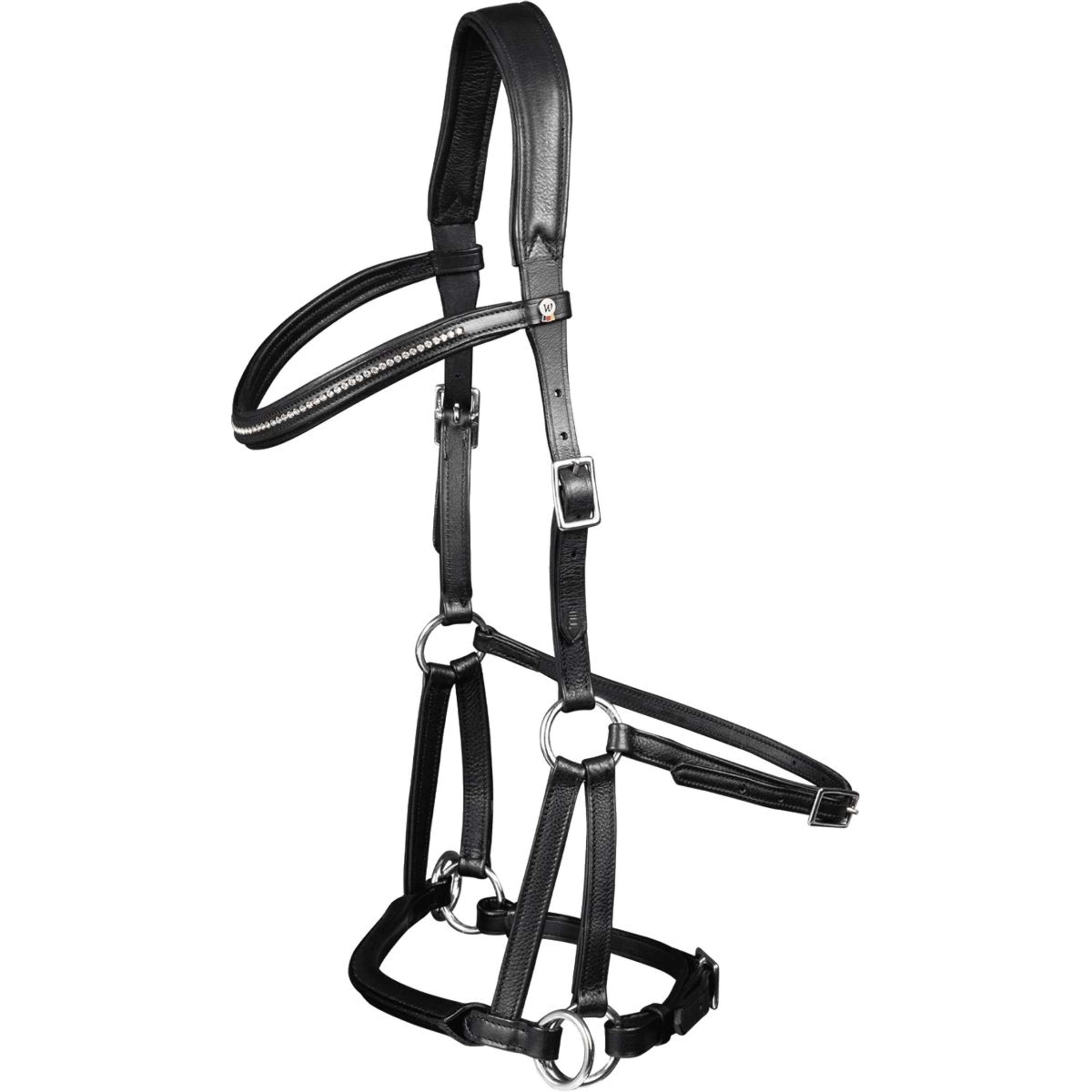 Waldhausen Bridon sans Mors X-Line Supersoft Nuova Noir Waldhausen Bridon sans Mors X-Line Supersoft Nuova Noir