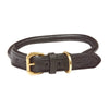 WeatherBeeta Collier pour Chien Rolled Leather Noir