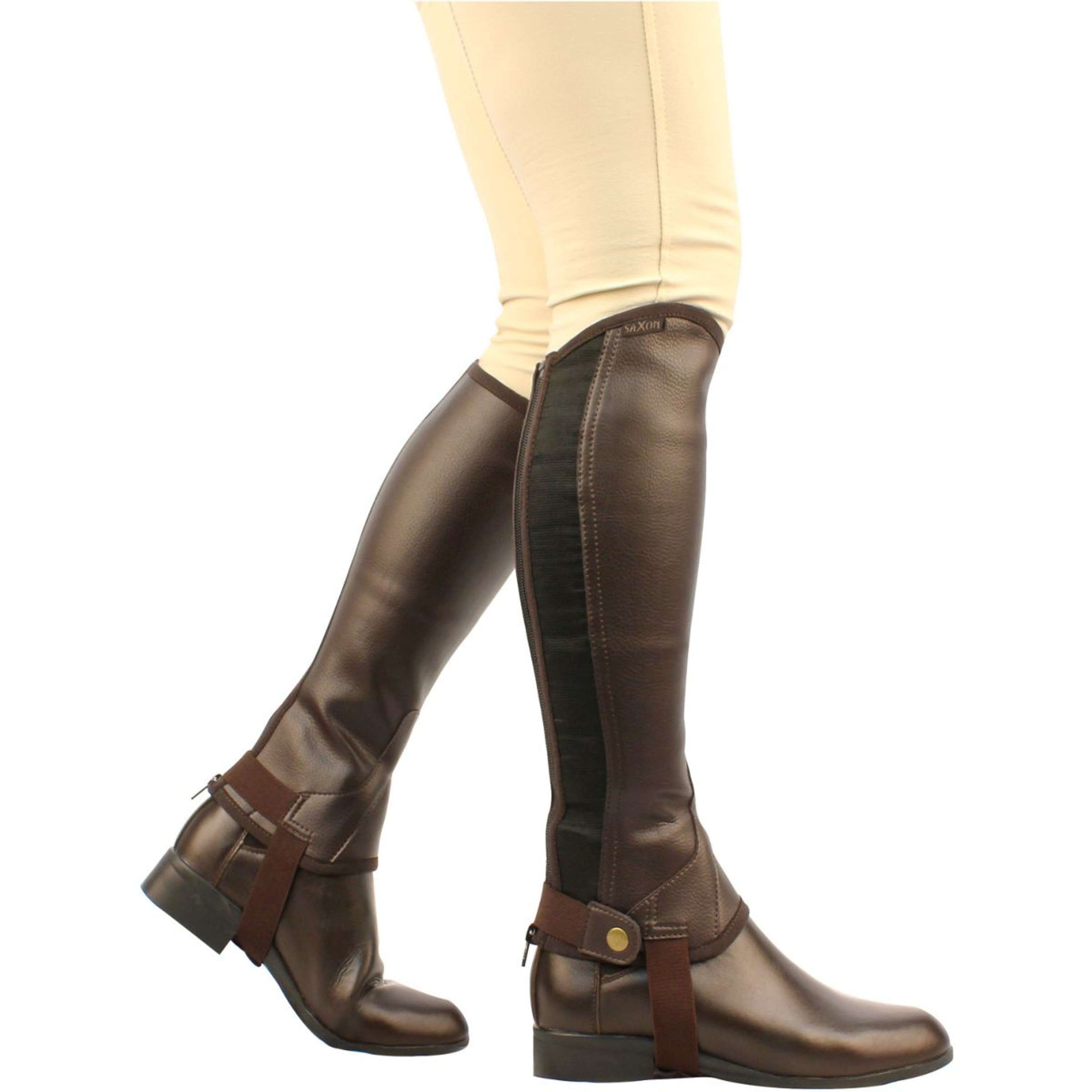 Saxon Chaps Equileather Marron Saxon Chaps Equileather Marron