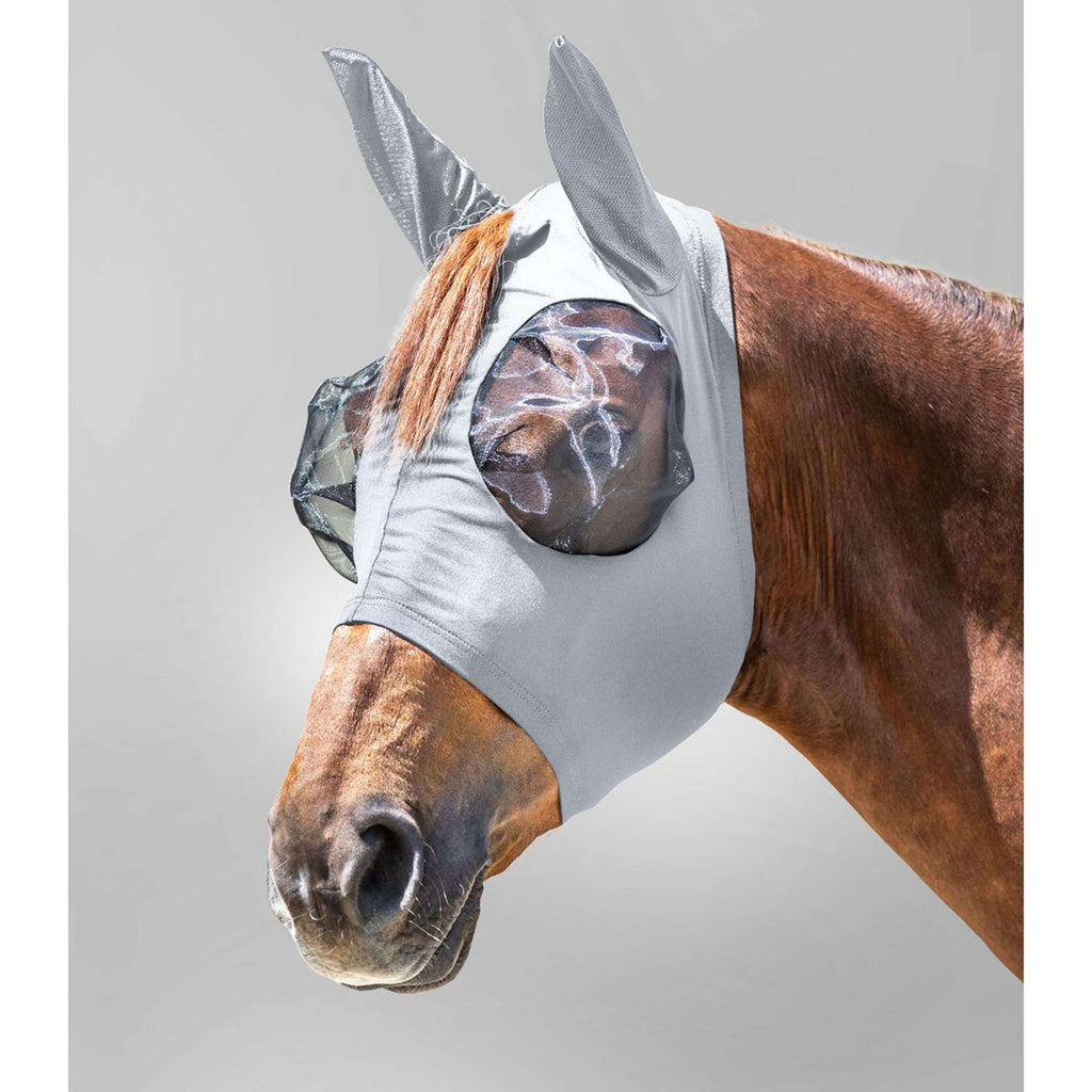 Waldhausen Masque Anti-Mouches Puck Gris Argent