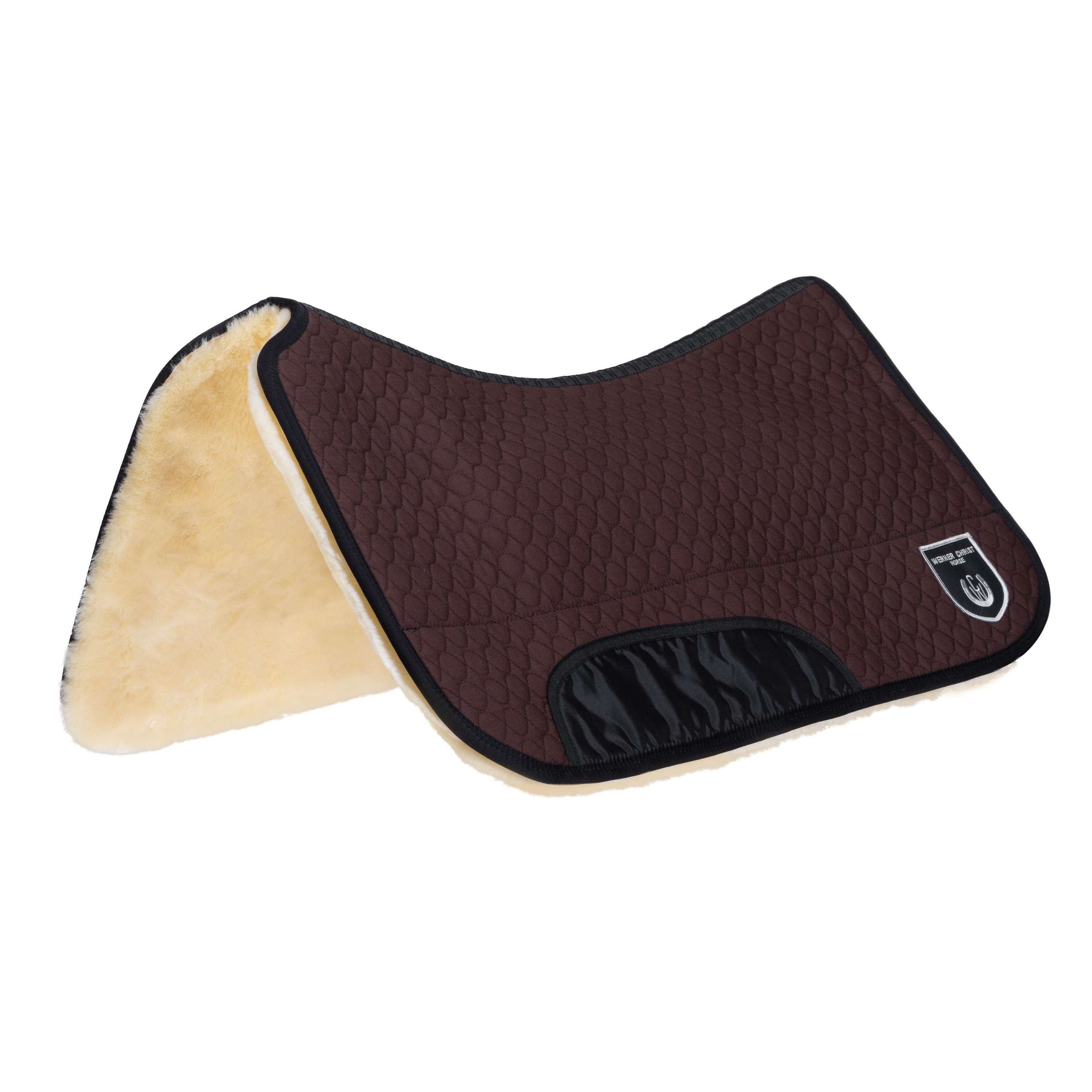 Werner Christ Tapis Western Sheepskin 20mm Marron/Naturel Werner Christ Tapis Western Sheepskin 20mm Marron/Naturel
