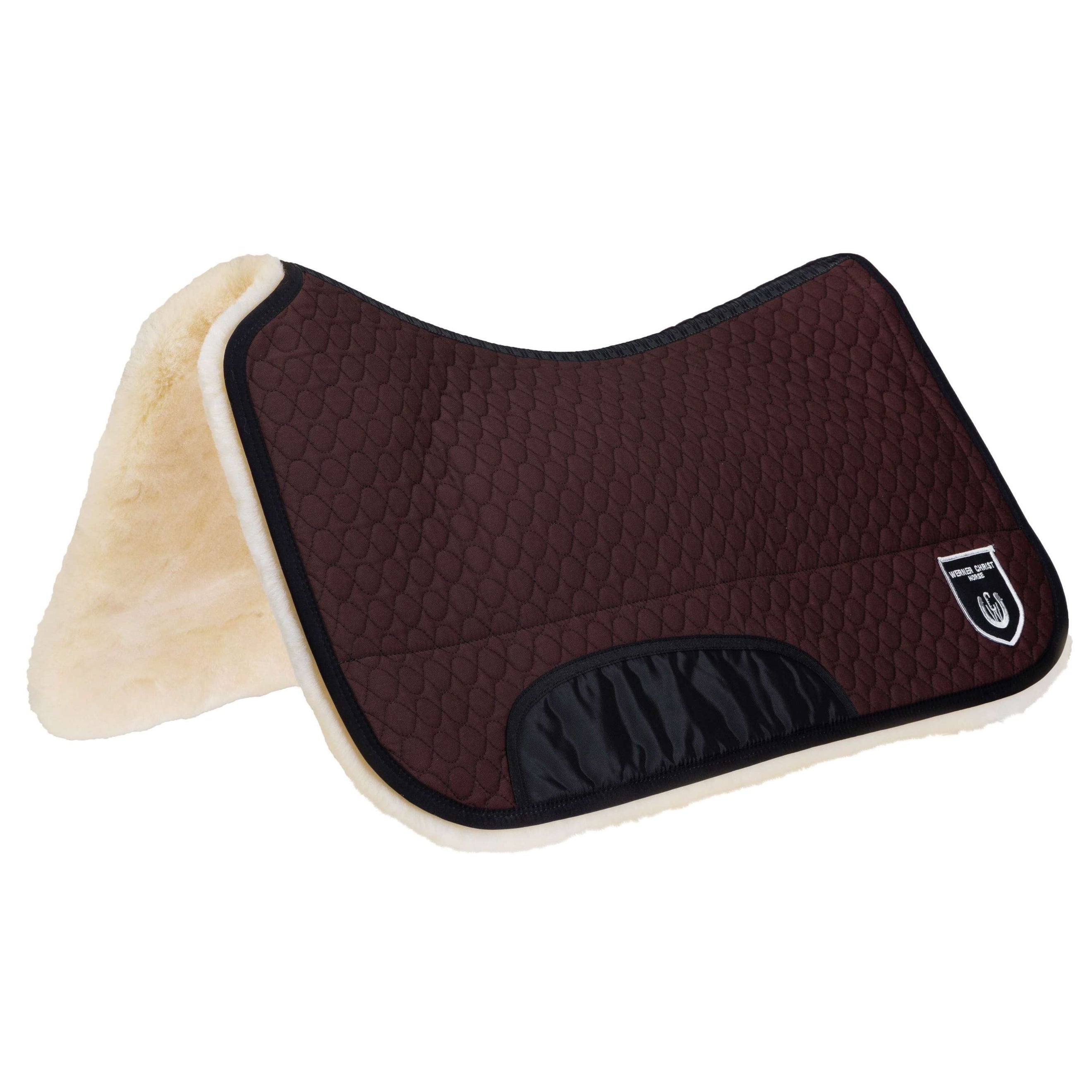 Werner Christ Tapis Western Sheepskin 30mm Marron/Naturel