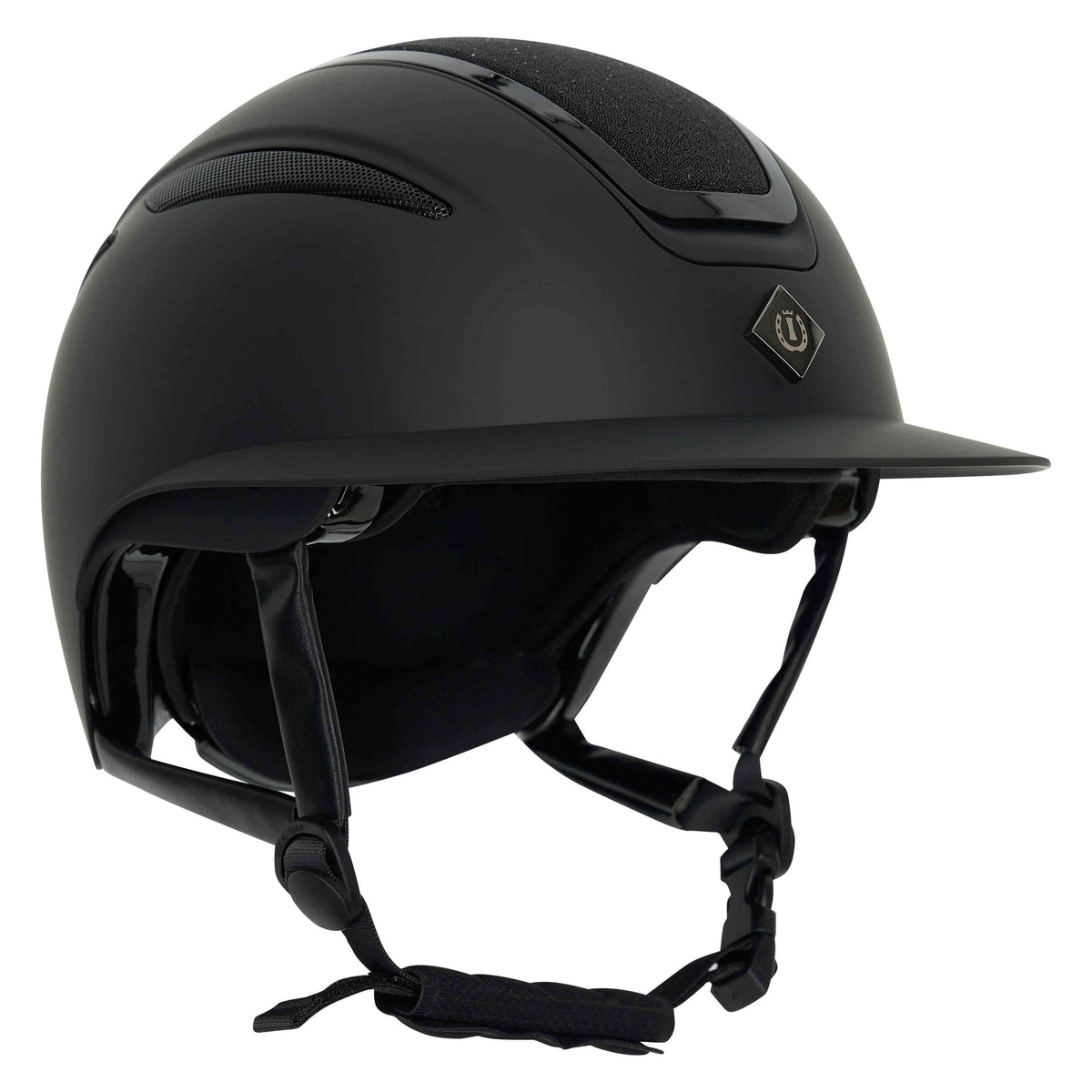 Imperial Riding Bombe IRHOlania Deluxe Big Visor Paillettes Noir