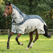 Velder Horsewear Premium Couverture Anti-Mouches Rainless Summer Navy/Field Grey