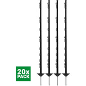 Agradi Power Piquet de Prairie Classic 125cm 20 Pièces Noir