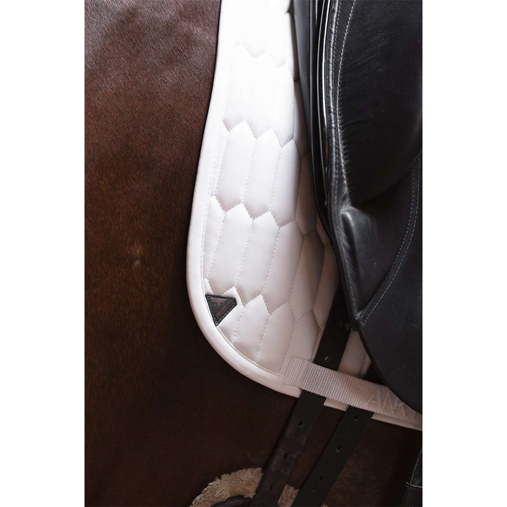 ANKY Tapis de Selle Perception C-Wear Dressage Blanc