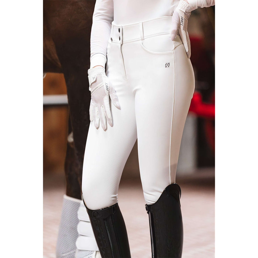 ANKY Pantalon d'Équitation Regal C-Wear XR26101 Full Grip Blanc