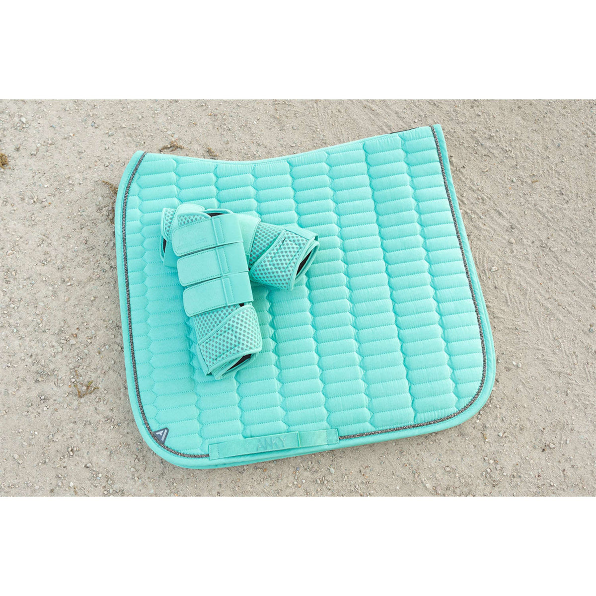 ANKY Tapis de Selle Suede XB261110 Dressage Pool Blue