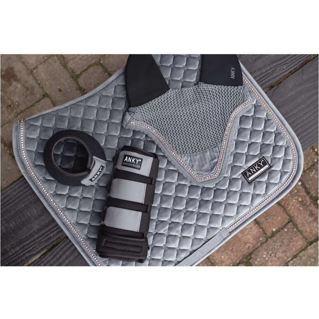 ANKY Guêtres 3D Mesh Black/Steel Grey