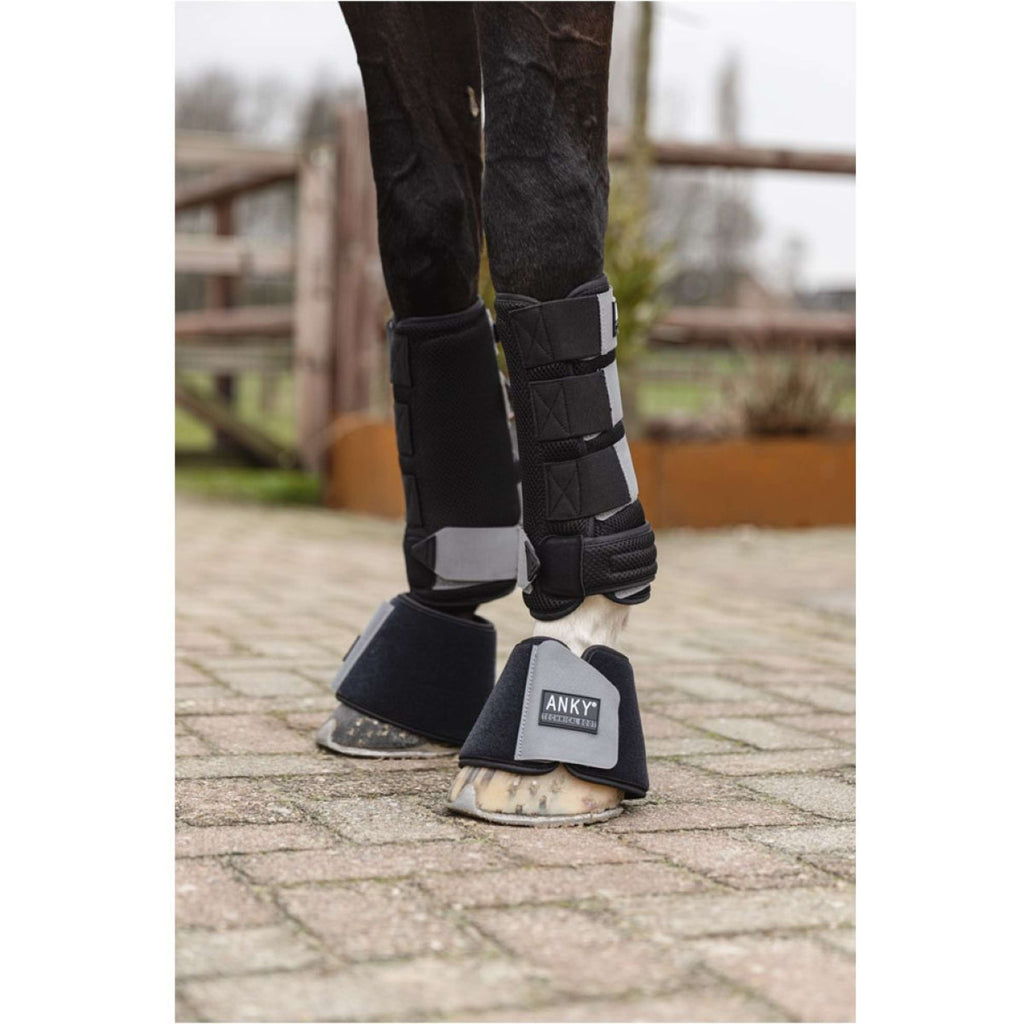 ANKY Guêtres 3D Mesh Black/Steel Grey