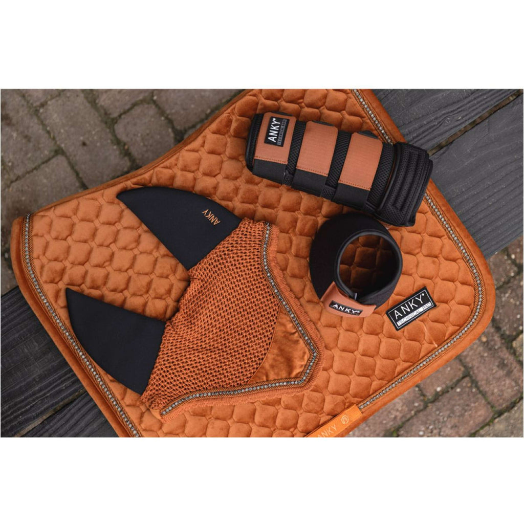 ANKY Guêtres 3D Mesh Black/Rust