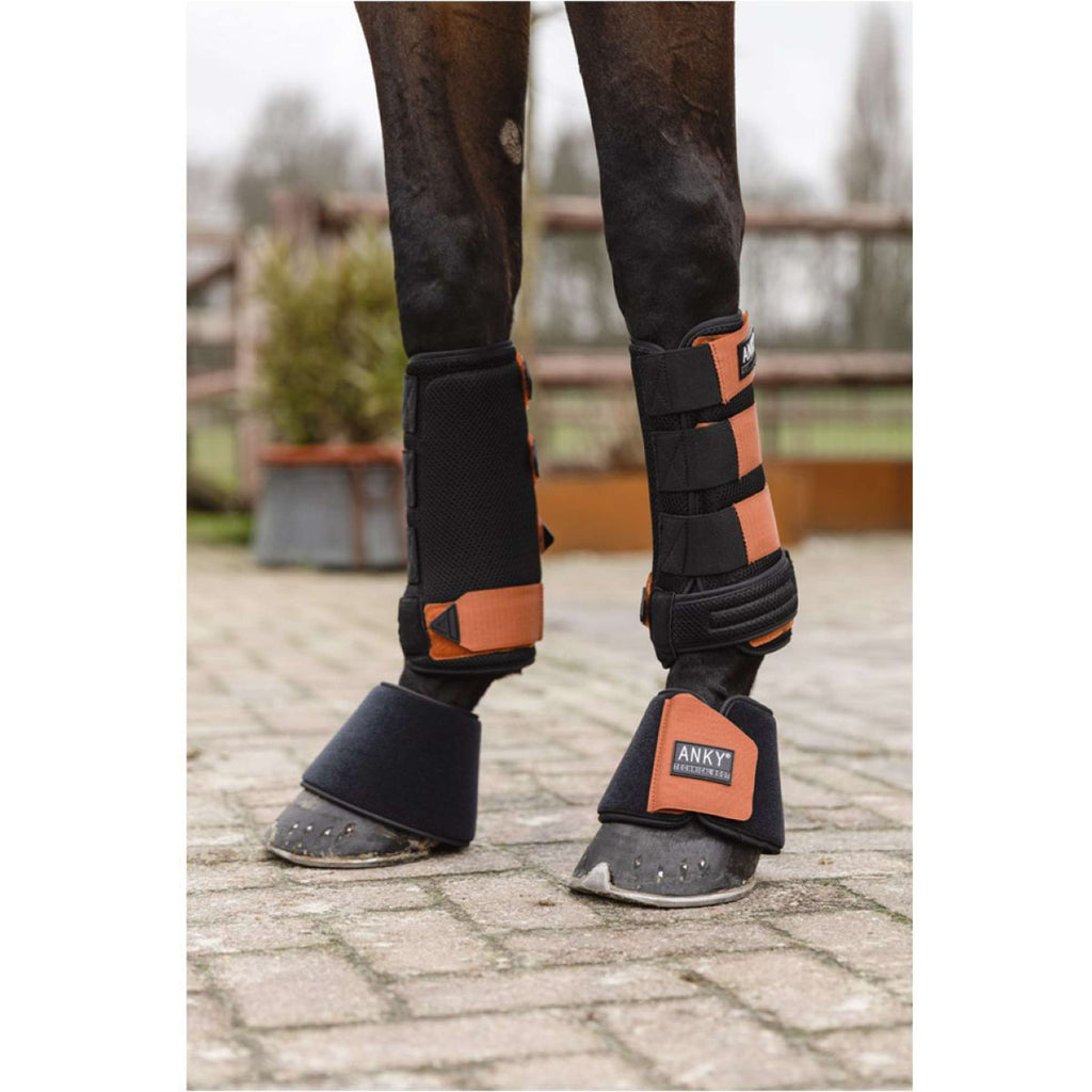 ANKY Guêtres 3D Mesh Black/Rust