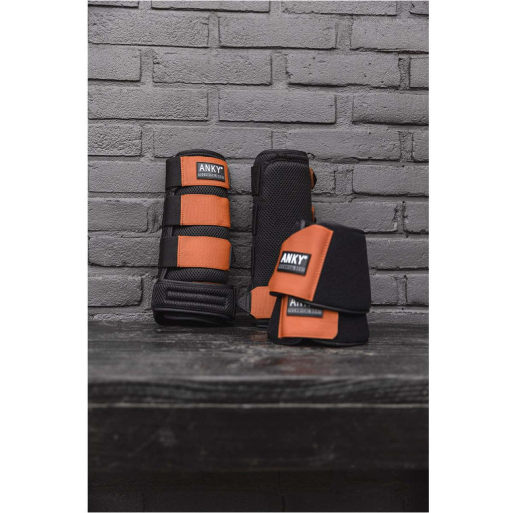 ANKY Guêtres 3D Mesh Black/Rust