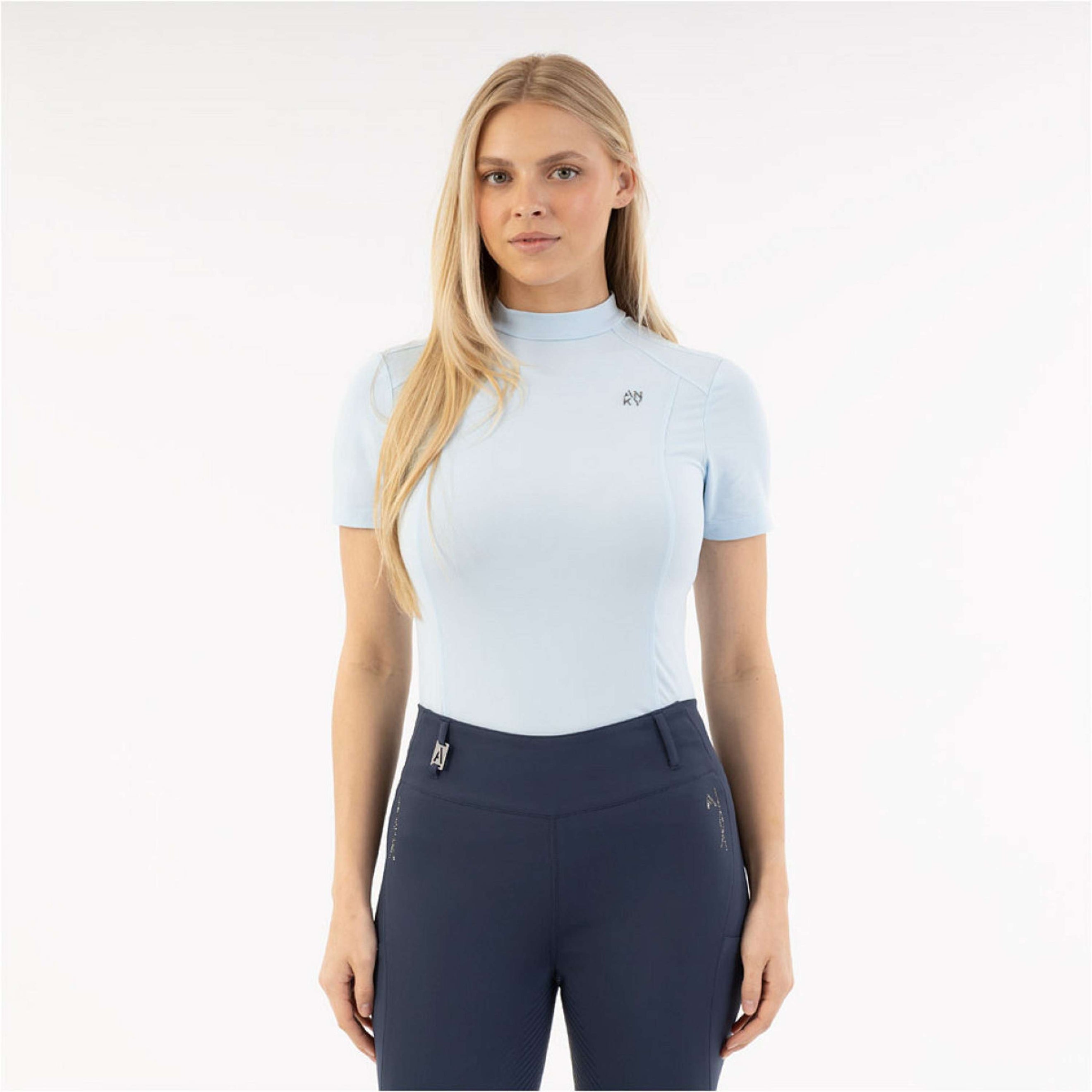 ANKY T-Shirt Mockneck Tee ATC261205 Nantucket Breeze