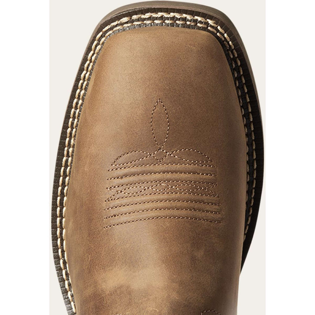 Ariat Western Boots Hybrid Patriot H2O Hommes Distressed Brown