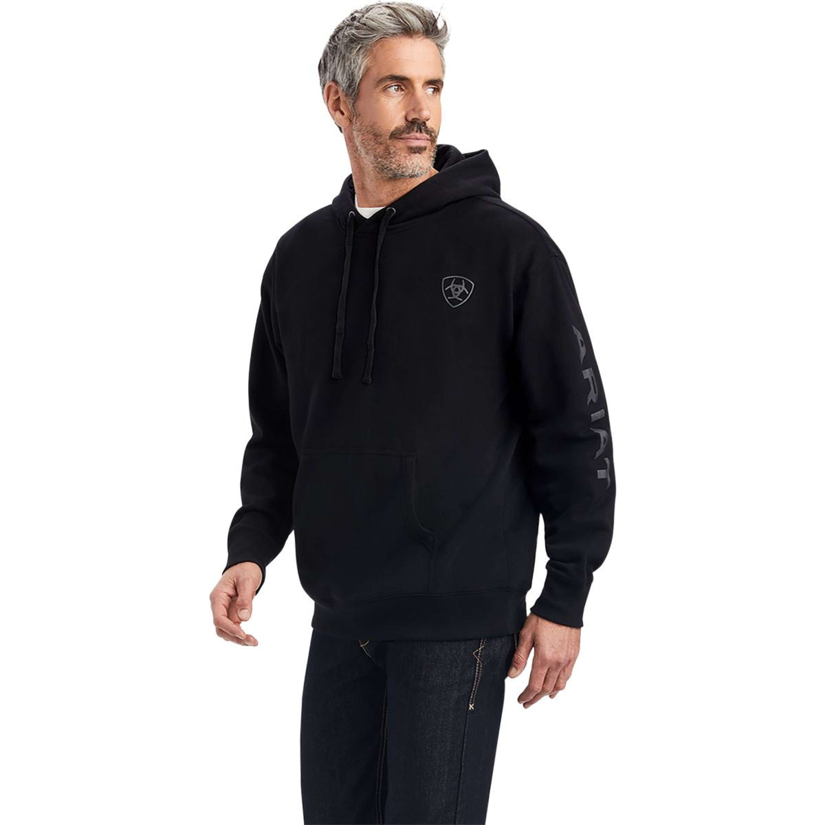 Ariat Pull Logo Hommes Noir