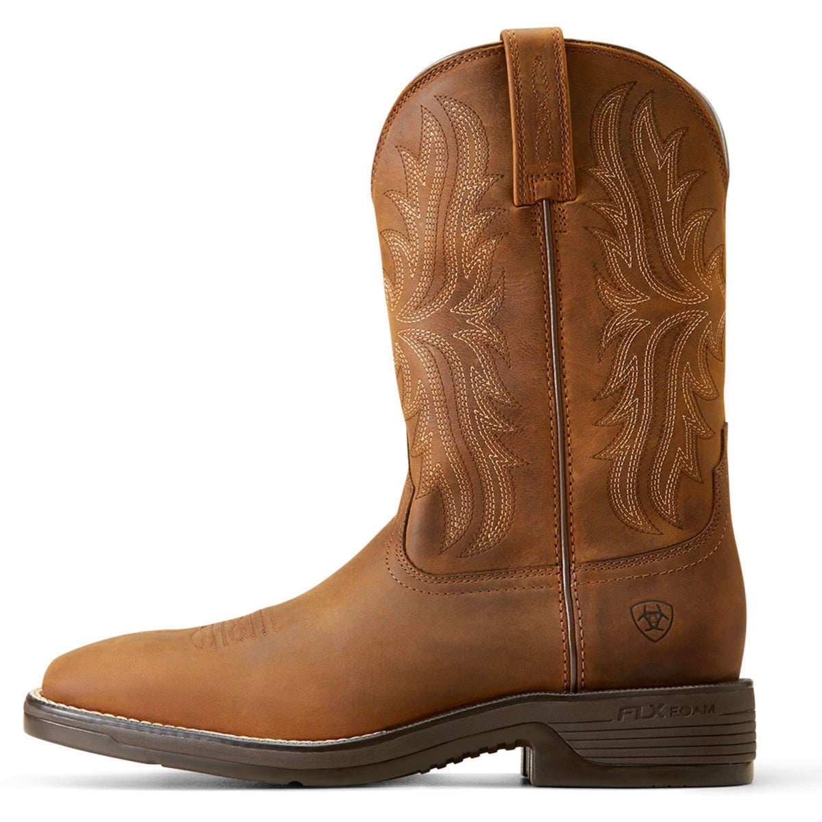 Ariat Botte Occidentale Ridgeback Hommes Oily Distressed Tan