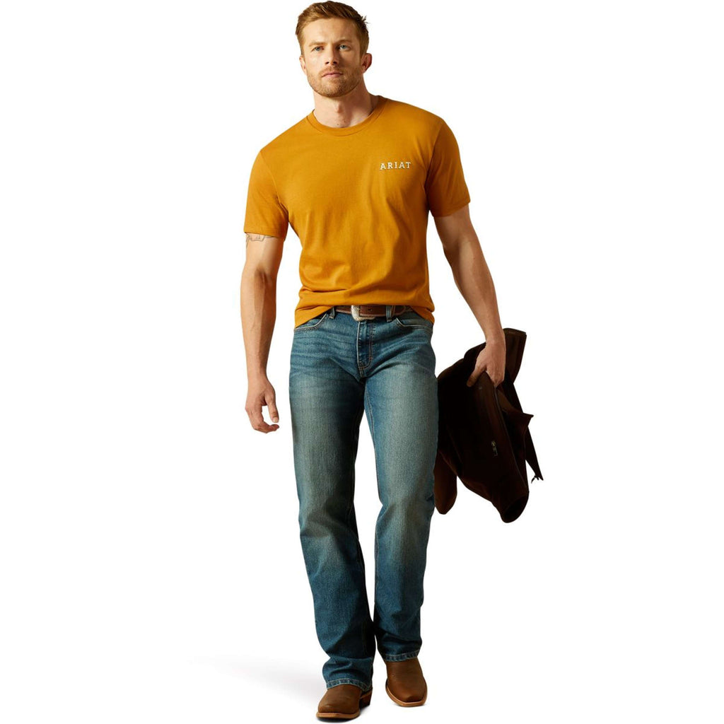 Ariat T-Shirt Scorpion Seal Hommes Orange
